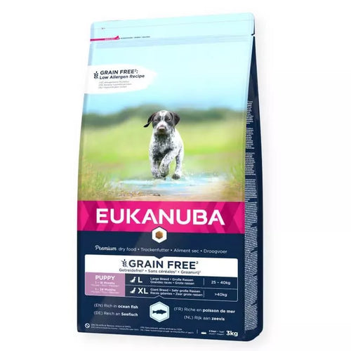 Eukanuba Puppy & Junior Grain Free Large Ocean Fish 3kg