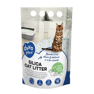 DUVO+ Premium szilikagél macskaalom almás 5l