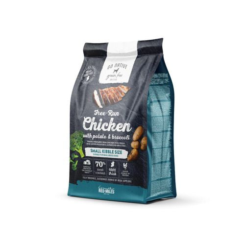 Go Native Ultra Prémium Kutyatáp Small Breed Csirke, Burgonya és Brokkoli 1.5kg