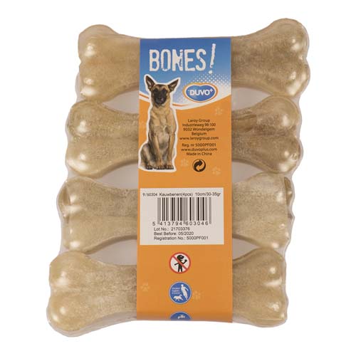 DUVO+ BONES! Préselt Bivalycsont 10cm/4db