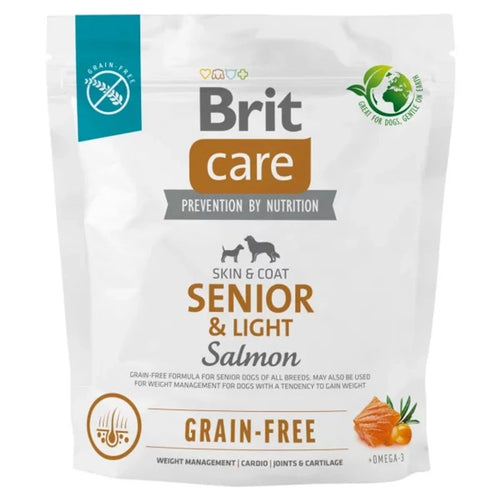 Brit Care Dog Grain-free Salmon Senior & Light 1 kg