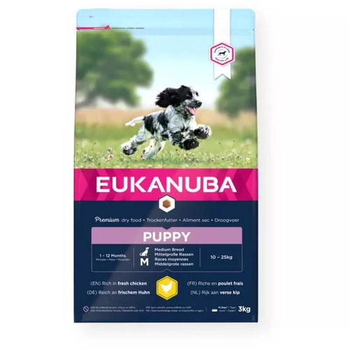 Eukanuba Puppy Medium Száraz Kutyatáp 3kg