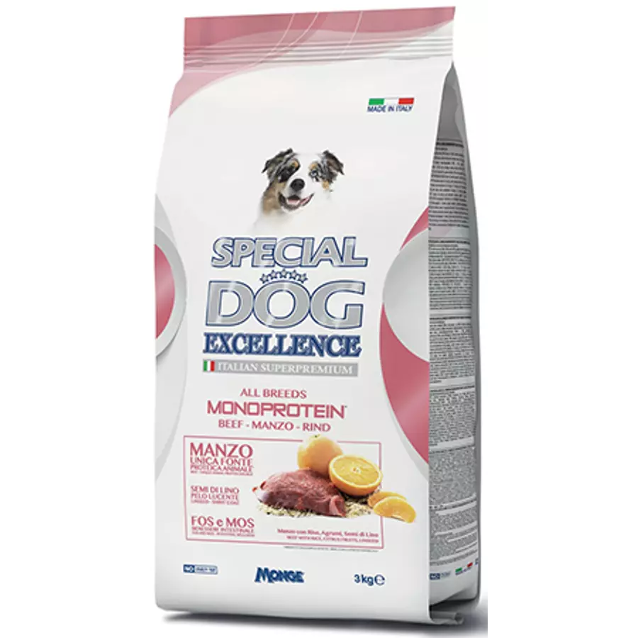 Monge Special Dog Excellence Monoprotein Marhahús-táp 3kg