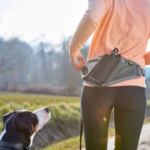 Belt pouch with anti-jerk leash Jasper